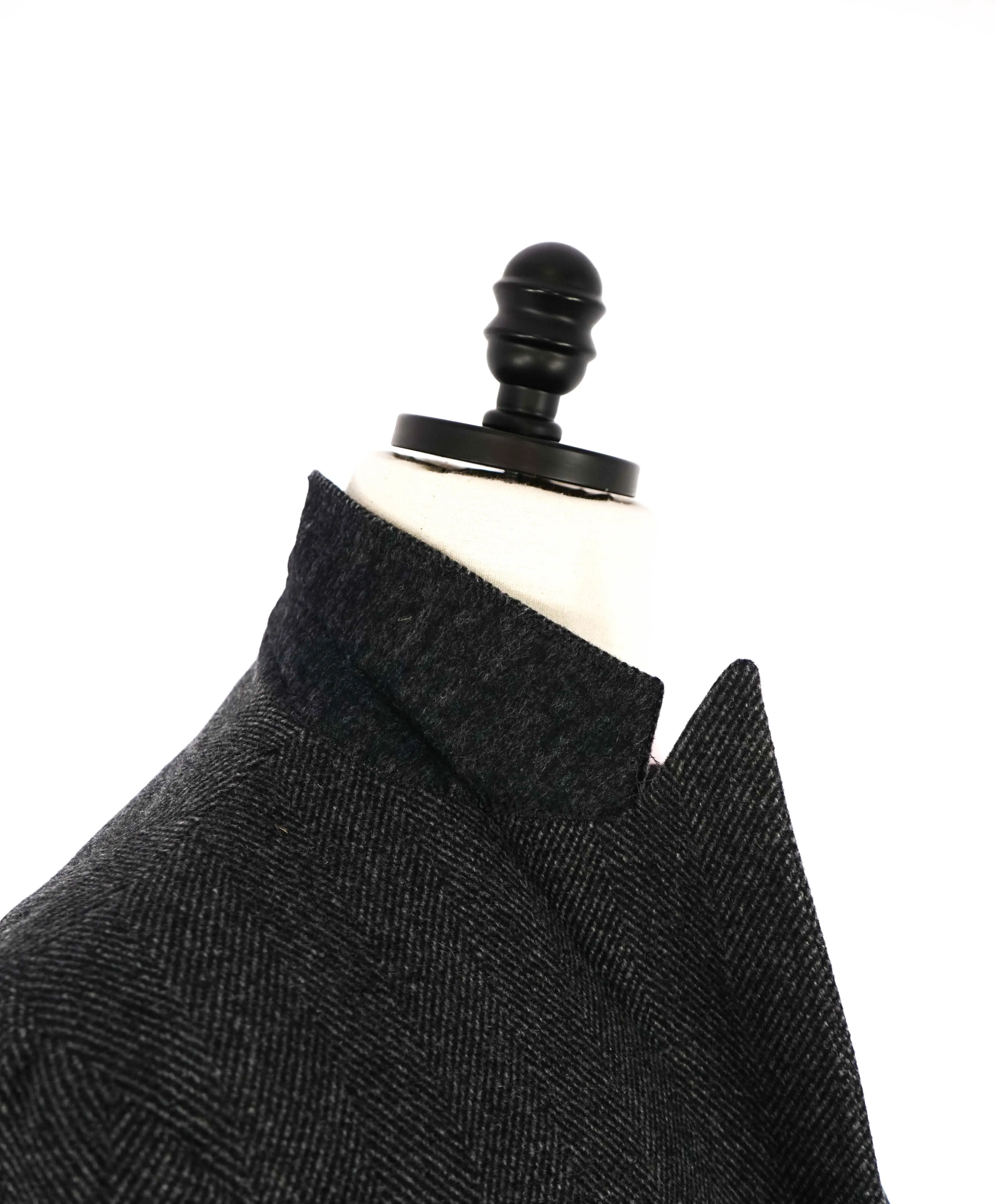 $1,795 ERMENEGILDO ZEGNA - By SAKS FIFTH AVENUE "TWEED" Alpaca/Cashmere Coat - S