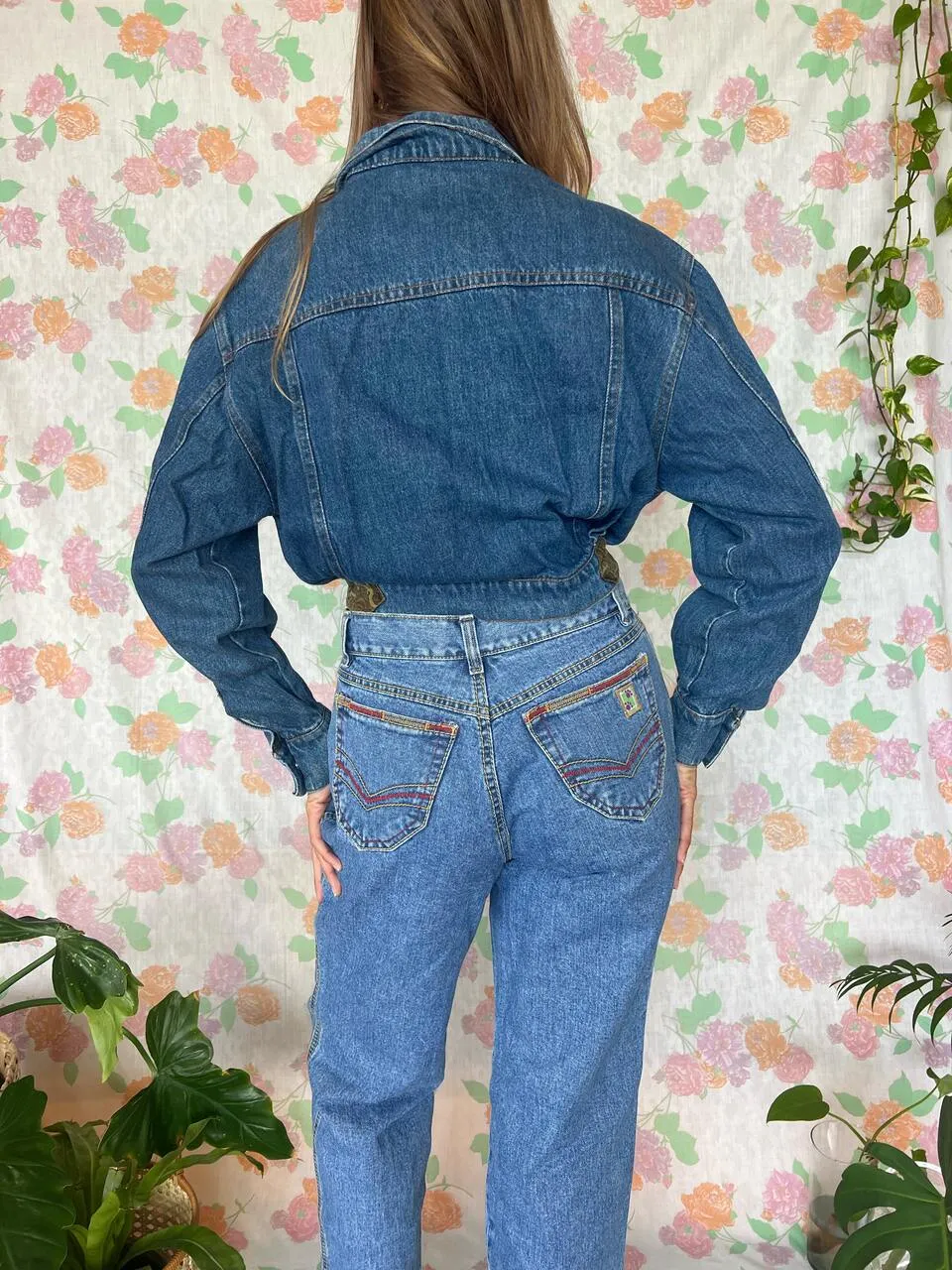 90's Cropped Denim Jacket