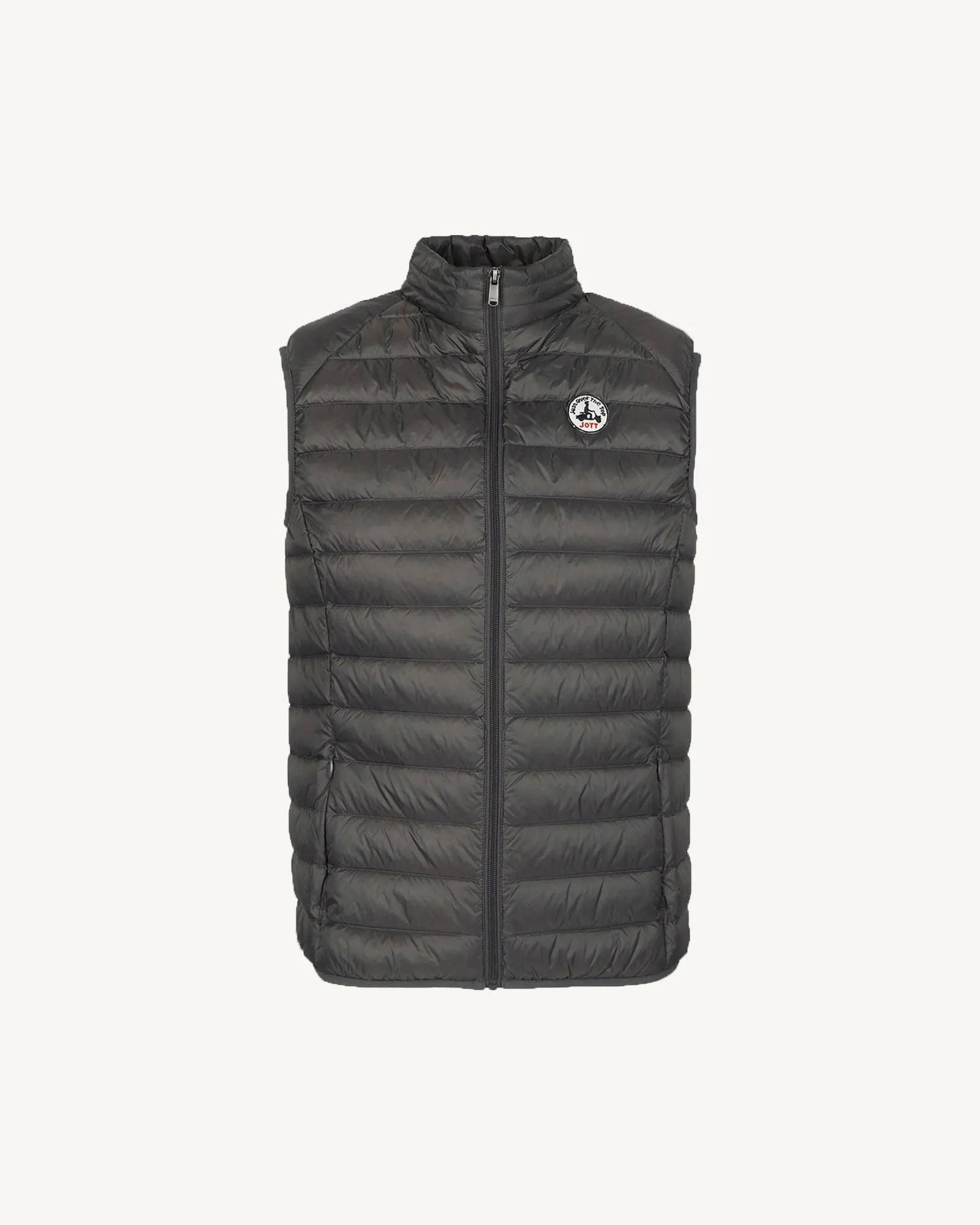 Anthracite Sleeveless down jacket Tom