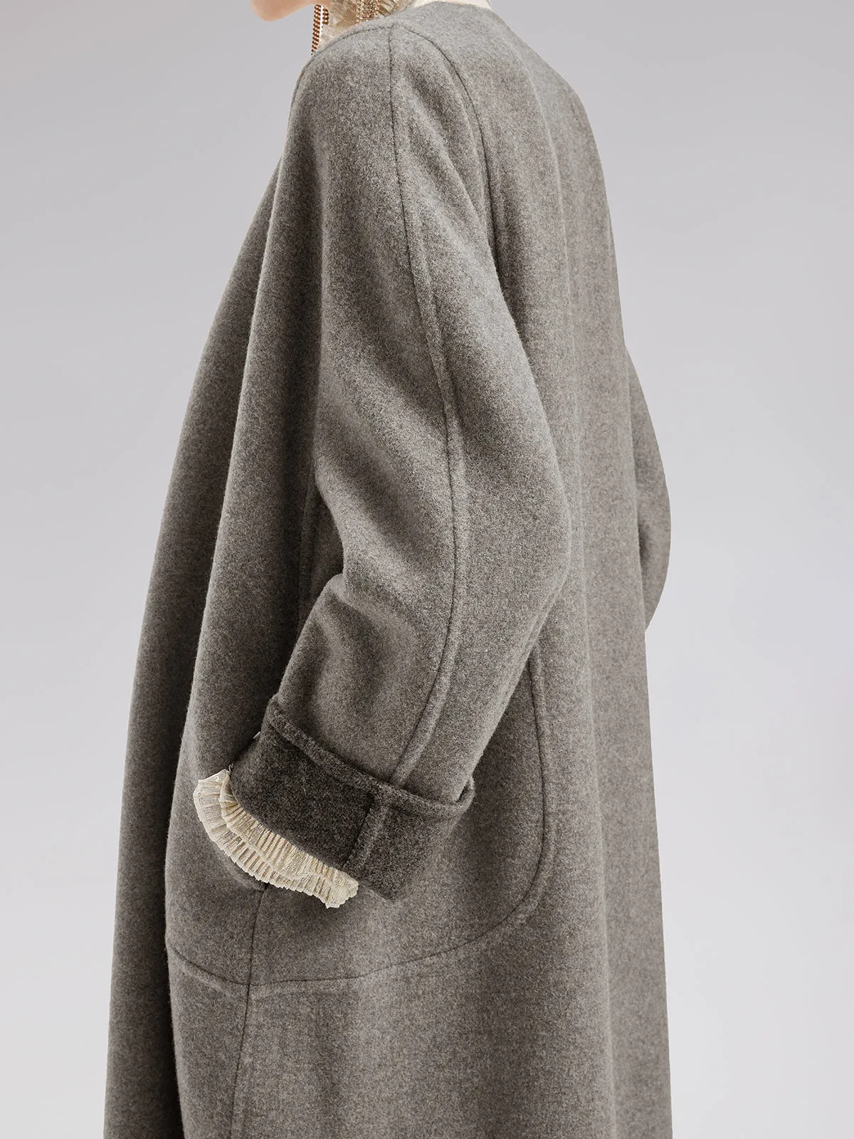 Australian Cashmere Cocoon Coat