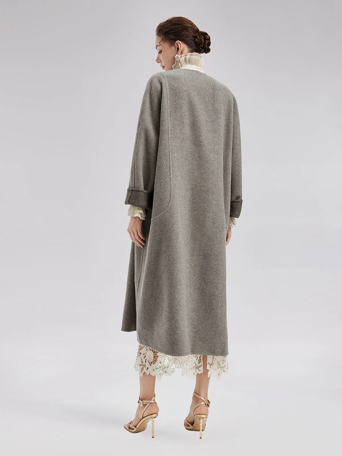 Australian Cashmere Cocoon Coat