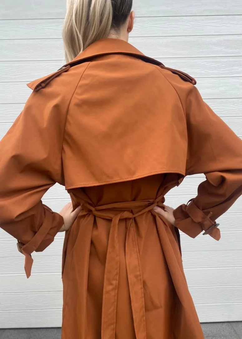 Ava Trench Coat - Tan