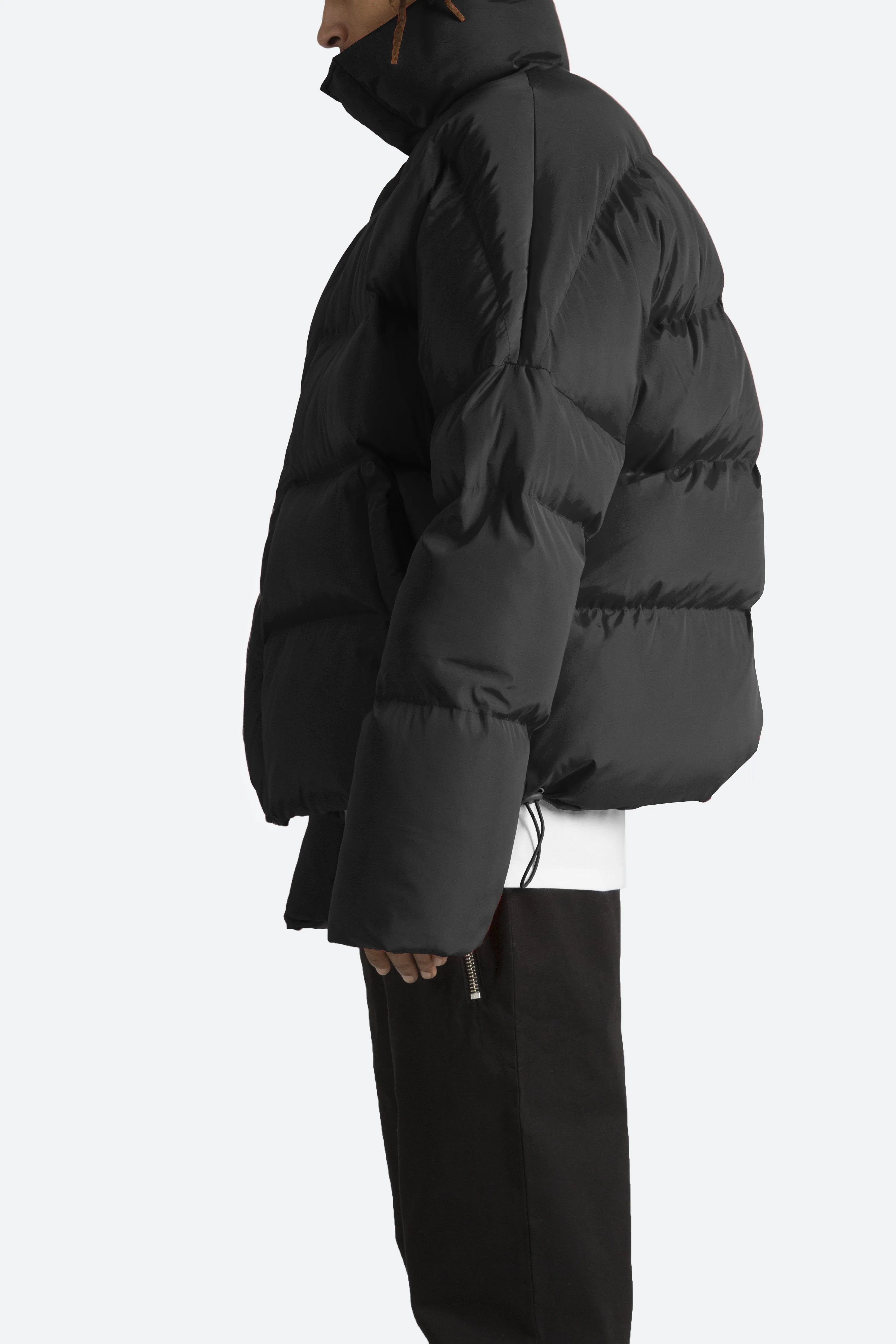 Basic Puffer Jacket - Black