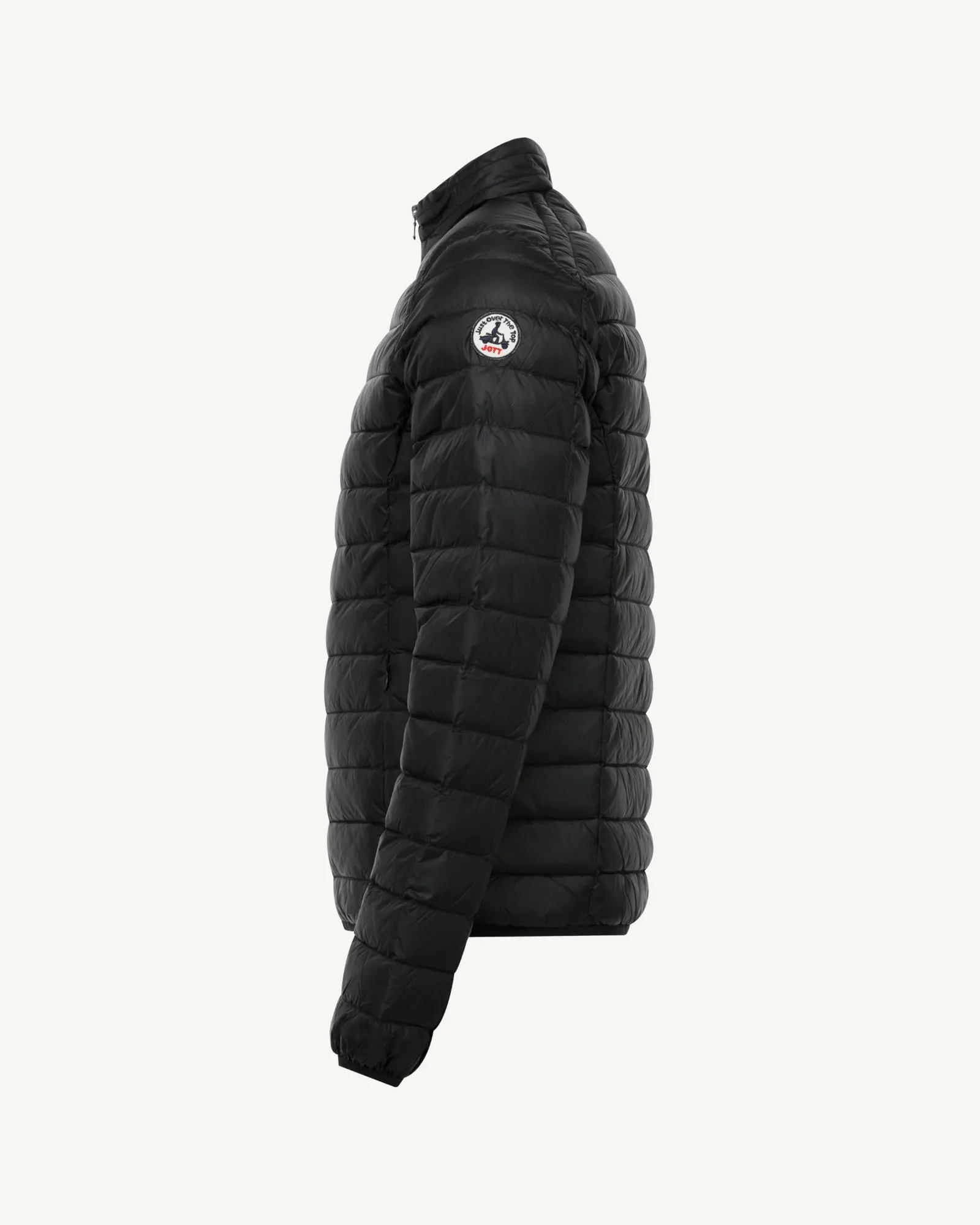 Black Lightweight down jacket Mat