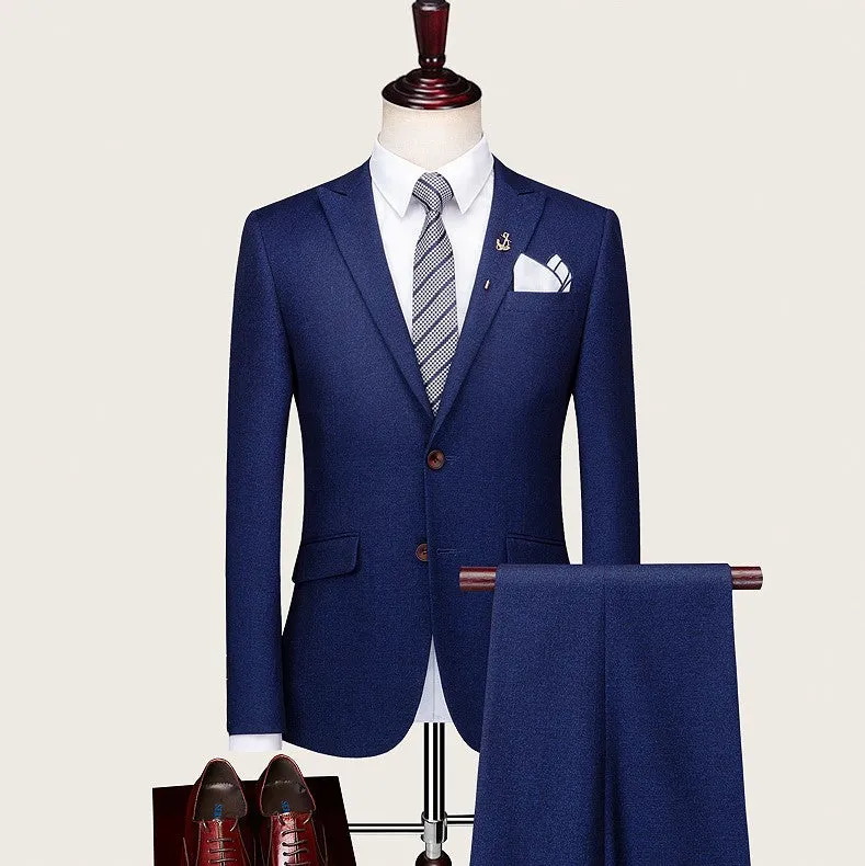 Blue Business Suit