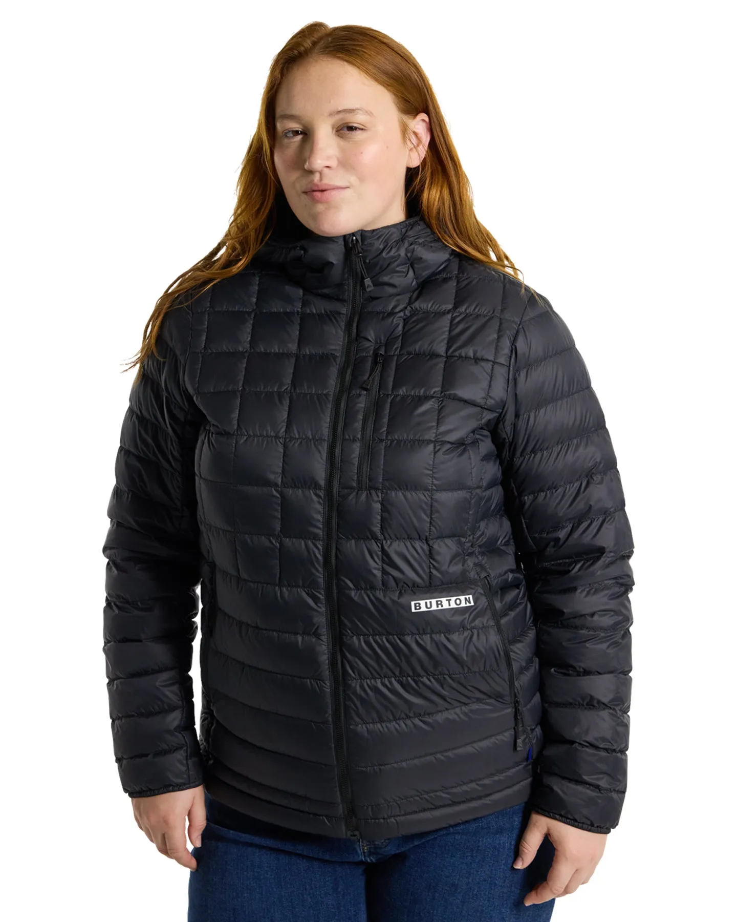 Burton Women's Mid-Heat Hooded Down Insulated Jacket - True Black