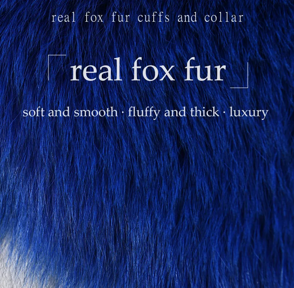 Cashmere Wool Coat with Genuine Fox Fur Trim