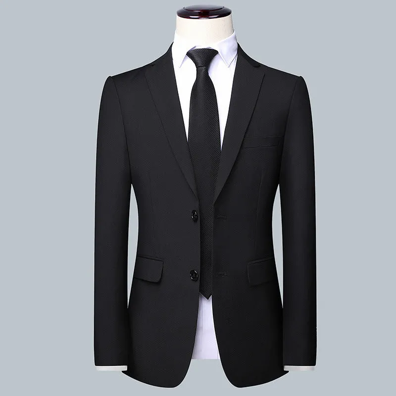 Casual Men's Suit Set Slim Fit Formal Groom Wedding Dress, lioness-love