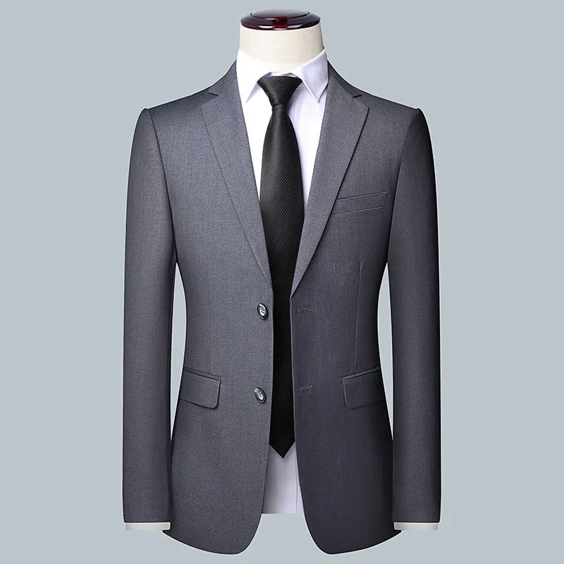 Casual Men's Suit Set Slim Fit Formal Groom Wedding Dress, lioness-love