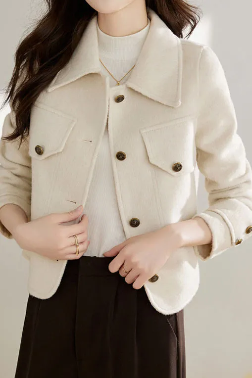 Chanel-style woolen coat