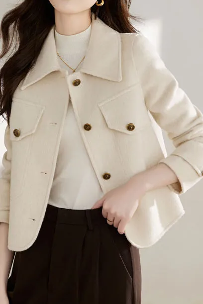 Chanel-style woolen coat