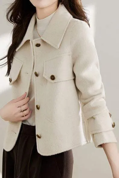 Chanel-style woolen coat