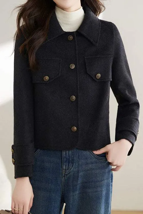 Chanel-style woolen coat