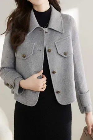 Chanel-style woolen coat