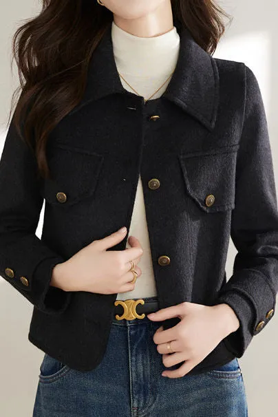 Chanel-style woolen coat