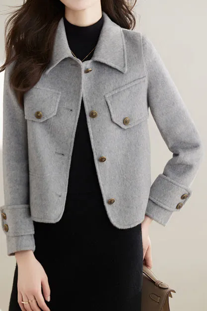 Chanel-style woolen coat