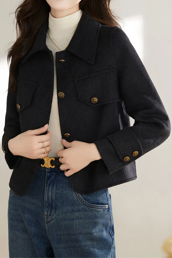 Chanel-style woolen coat