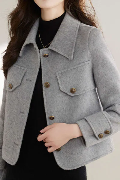 Chanel-style woolen coat