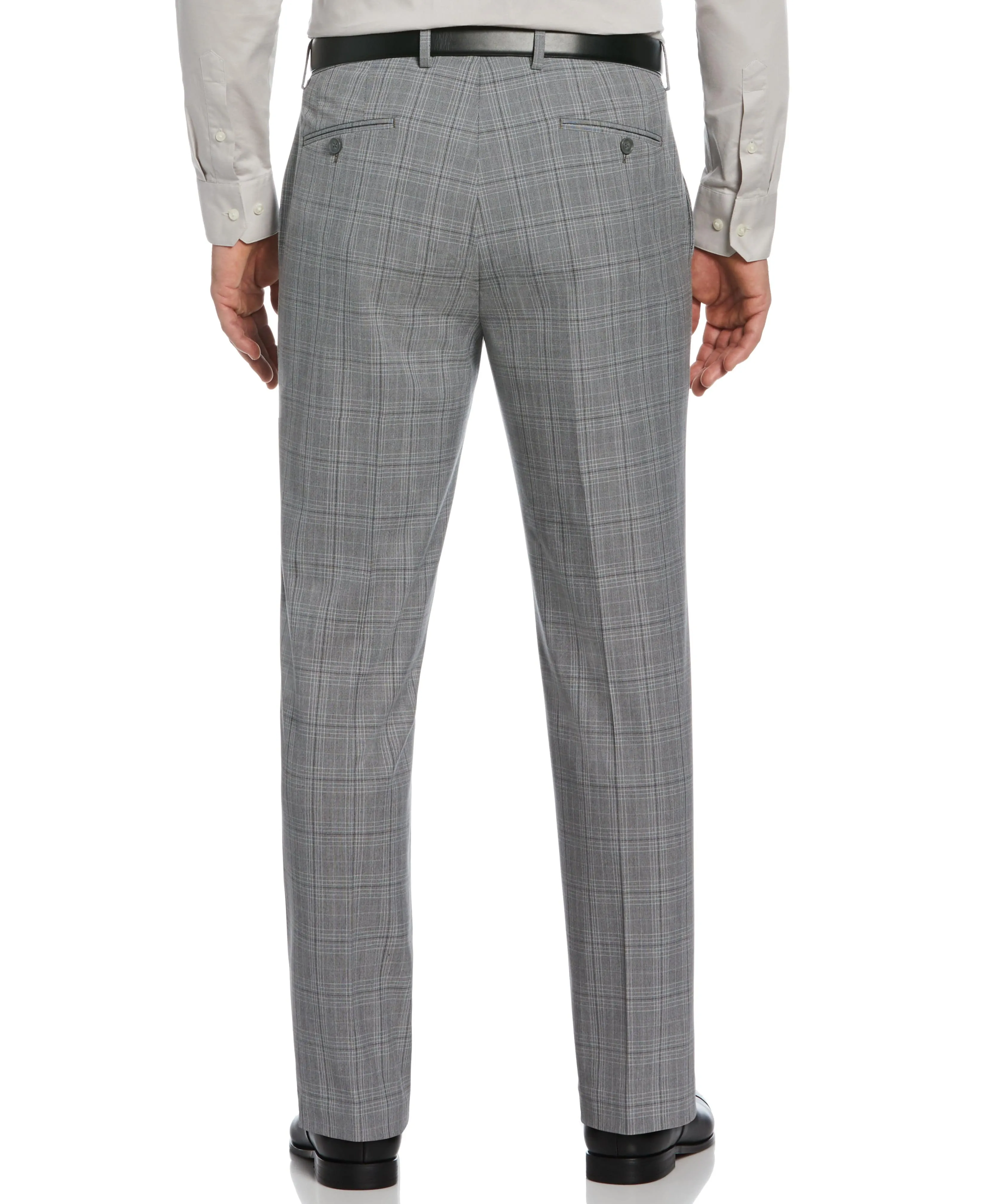 Classic Fit Stretch Plaid Suit Pant