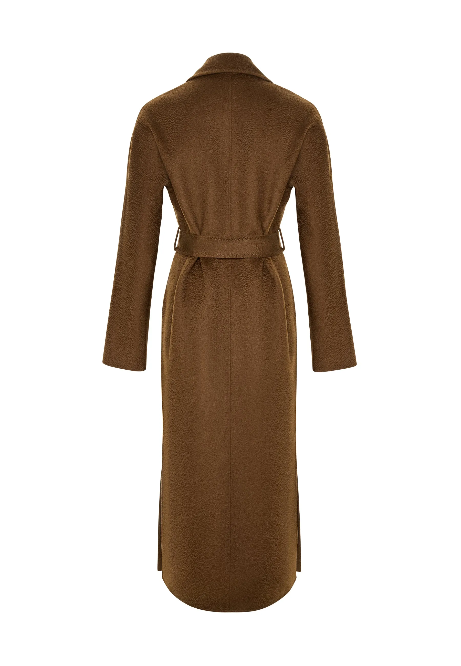 Classic Luxe Long Coat Rosie - Brown