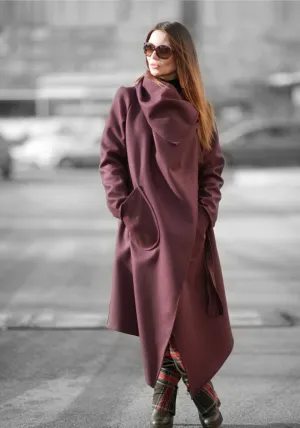 Dark Red Coat VICTORIA