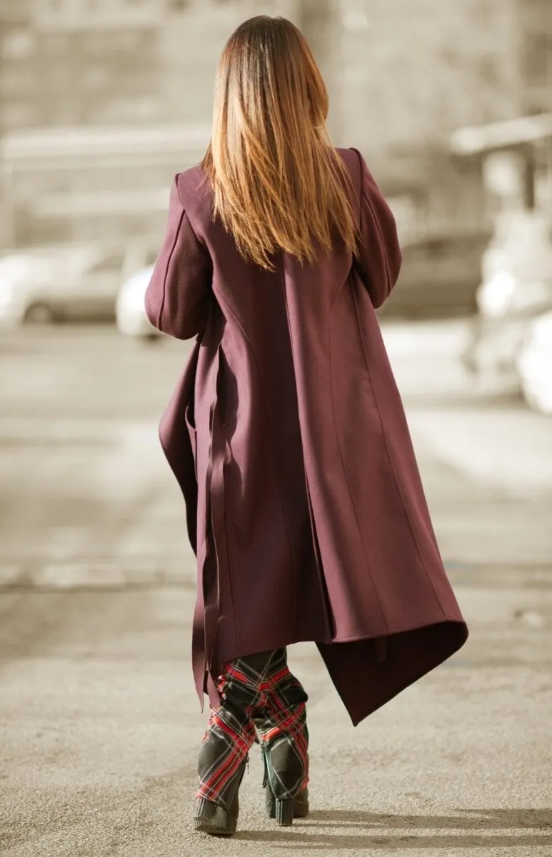 Dark Red Coat VICTORIA