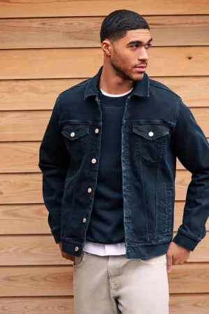 Deep Blue Classic Denim Jacket