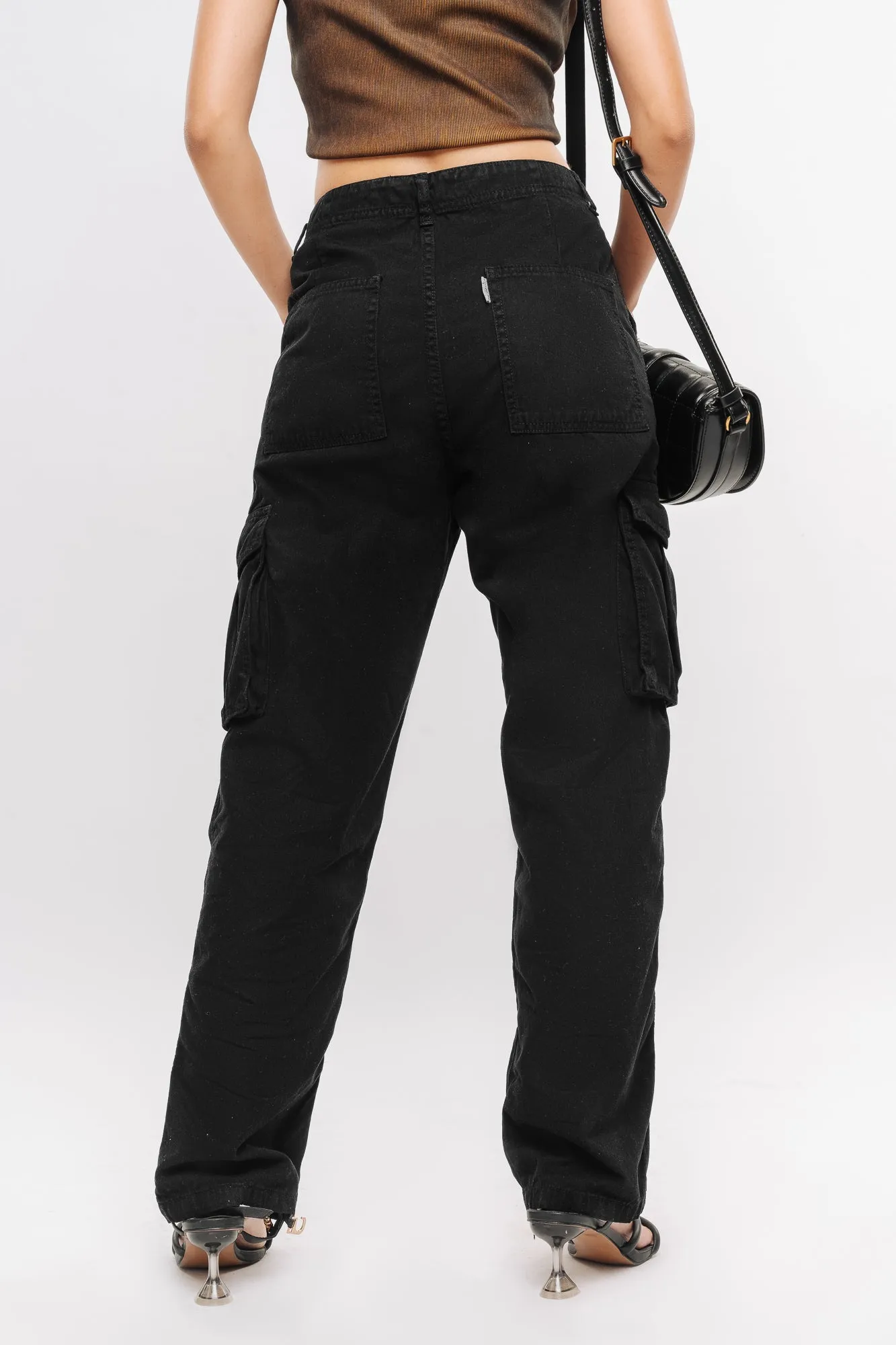 Denim Jade Cargo Pants