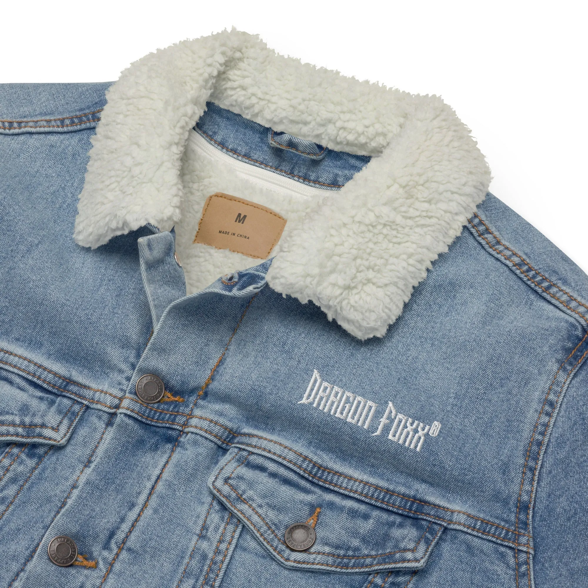 DF - Unisex Light Denim Sherpa Jacket