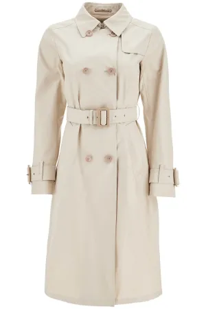 Double-Breasted Cotton Trench Coat