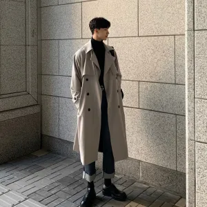 Double-breasted Trench Loose Trend Coat