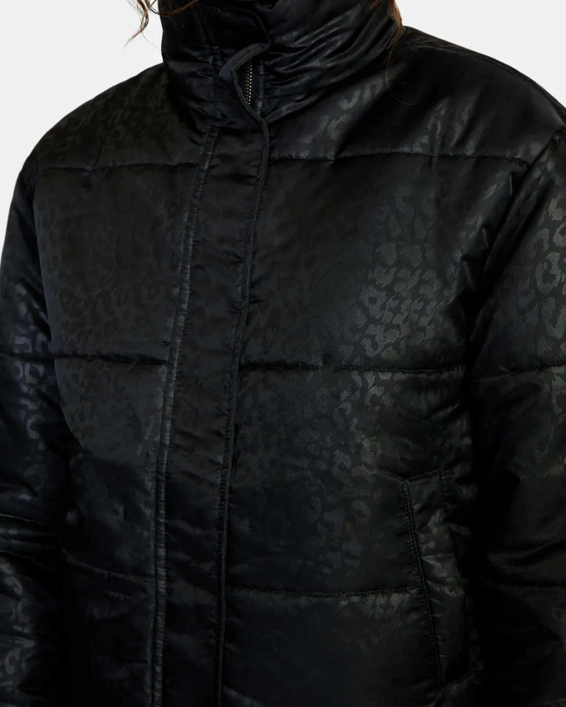 Eezeh Corduroy Puffer Jacket - Black