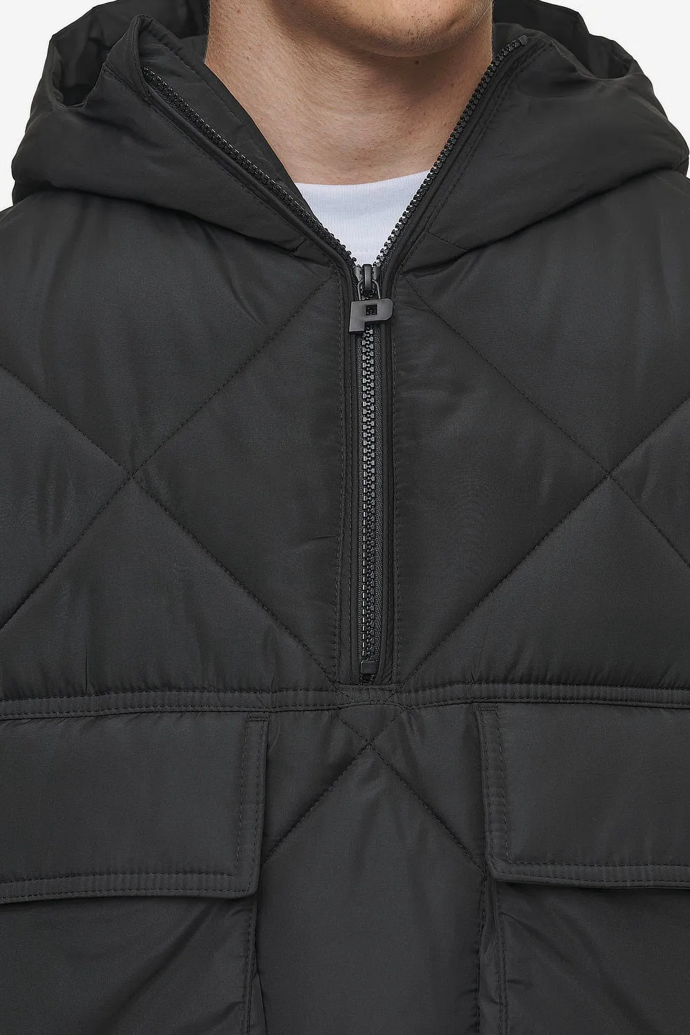 Eldred Jump-In Puffer Jacket Black