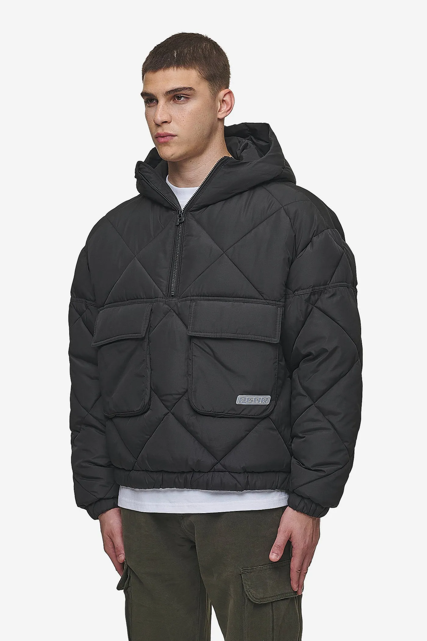 Eldred Jump-In Puffer Jacket Black