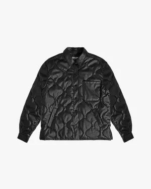 EPTM ORION PUFFER SHIRT-BLACK