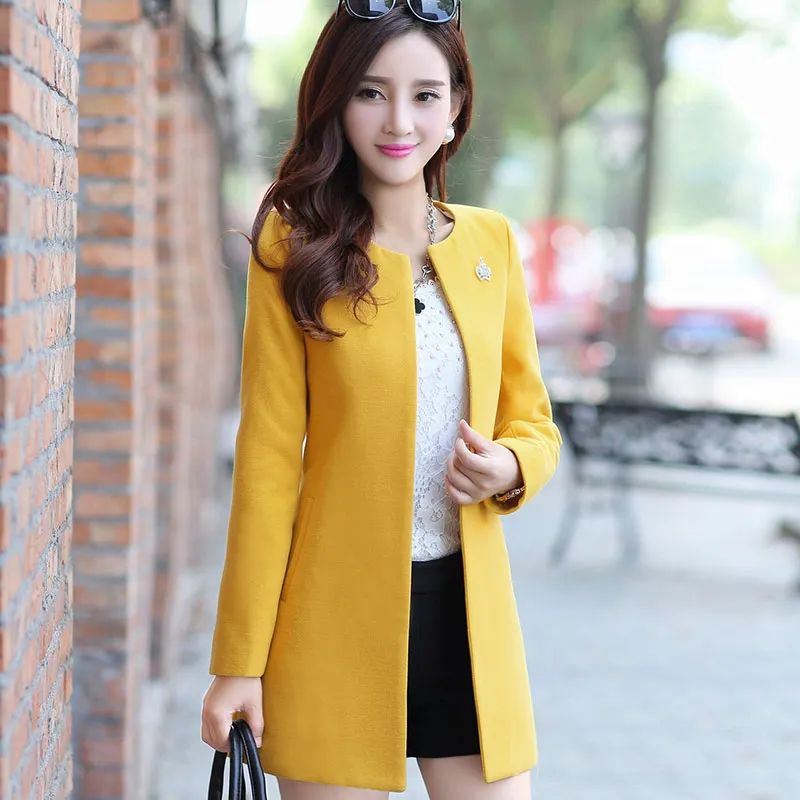 Fashion Commuting Woman's Coat Hairy Slim Fit Jacket Female