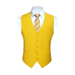 Formal Suit Vest - Z1 - YELLOW