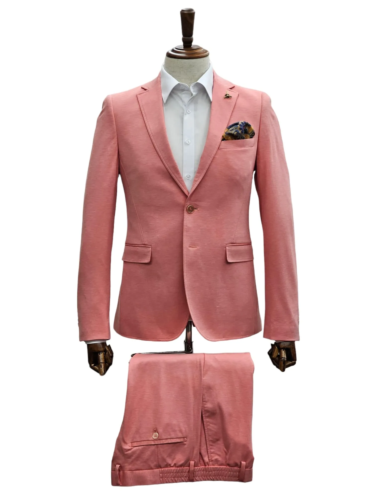 Giovanni Testi Traveller Suit GTRVL2N-01 SALMON