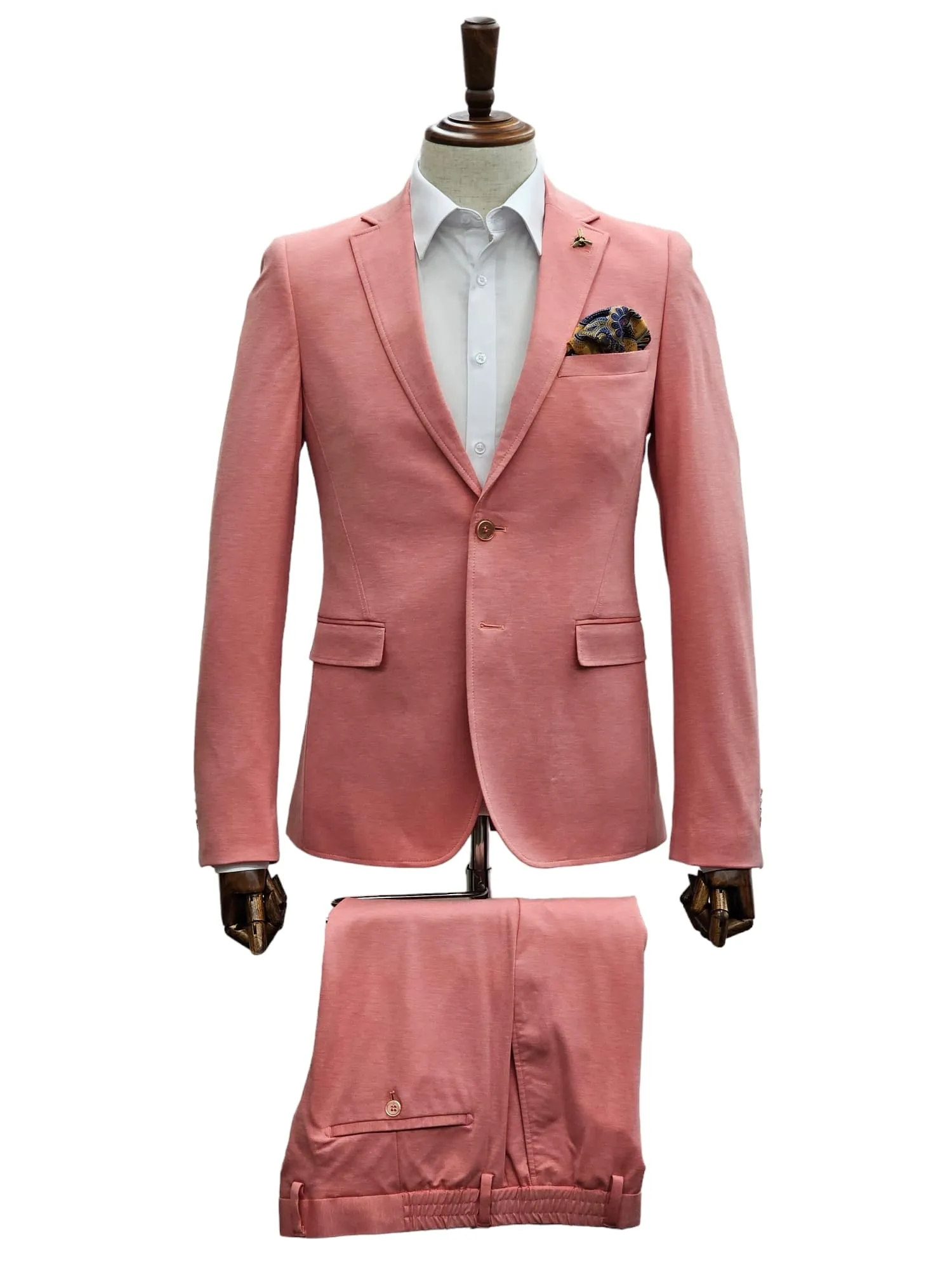 Giovanni Testi Traveller Suit GTRVL2N-01 SALMON