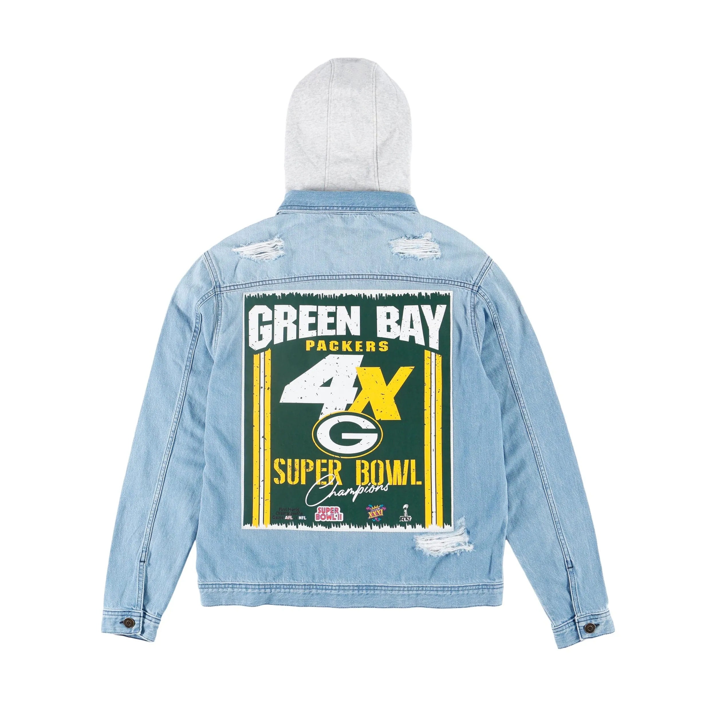 Green Bay Packers NFL Mens Denim Days Jacket