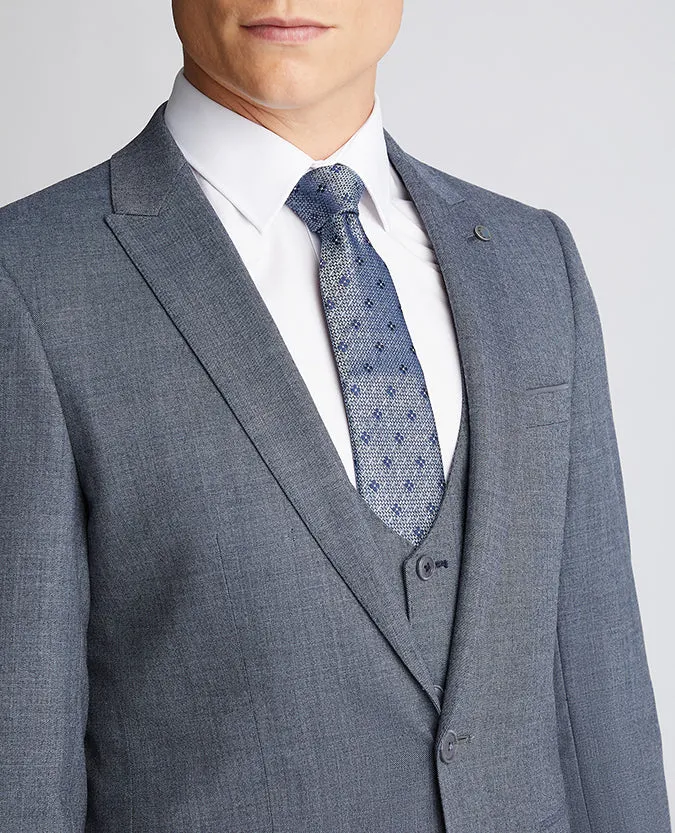 ID80471- Remus Uomo Slate Blue 3 Piece Suit