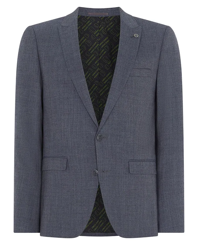 ID80471- Remus Uomo Slate Blue 3 Piece Suit