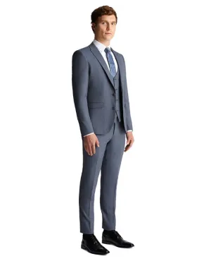 ID80471- Remus Uomo Slate Blue 3 Piece Suit