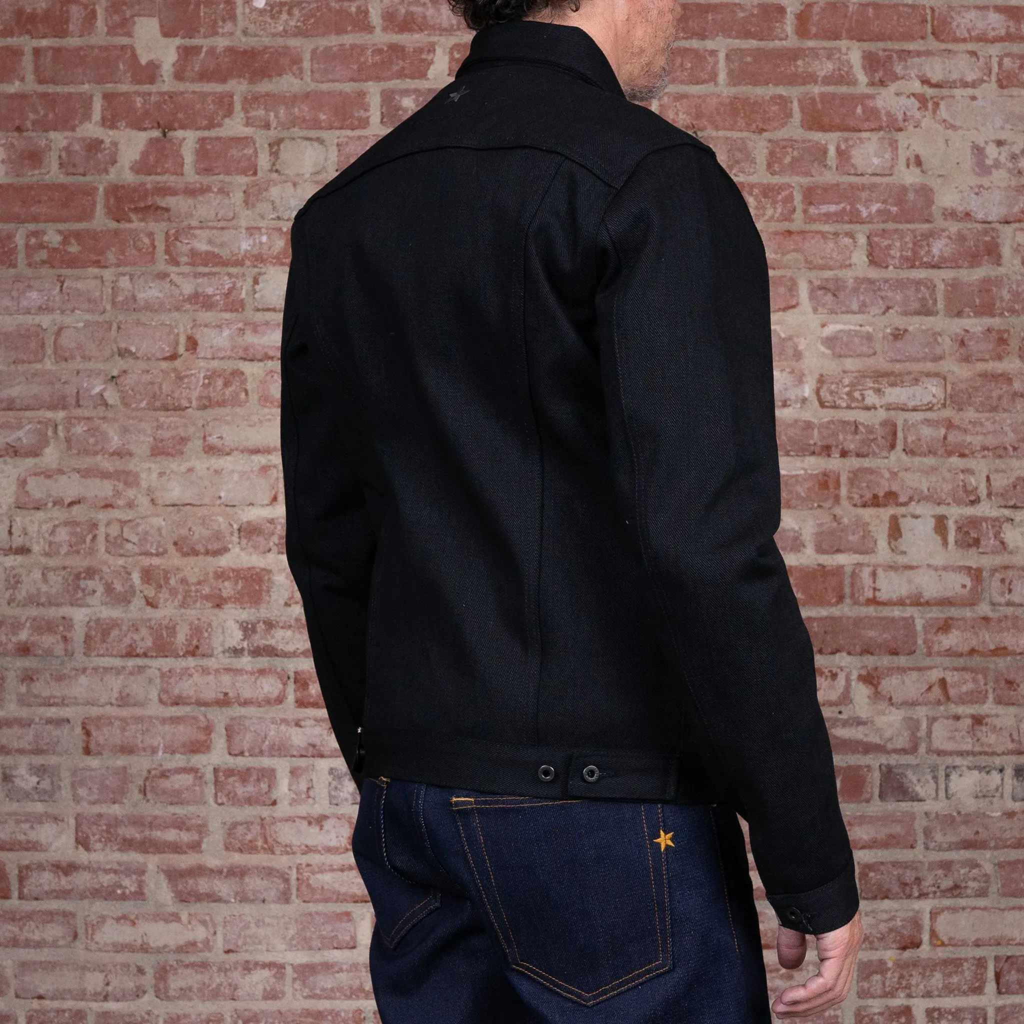 Ironside Jacket 21.5oz 'Mayhem' Double Black Japan Selvage Denim