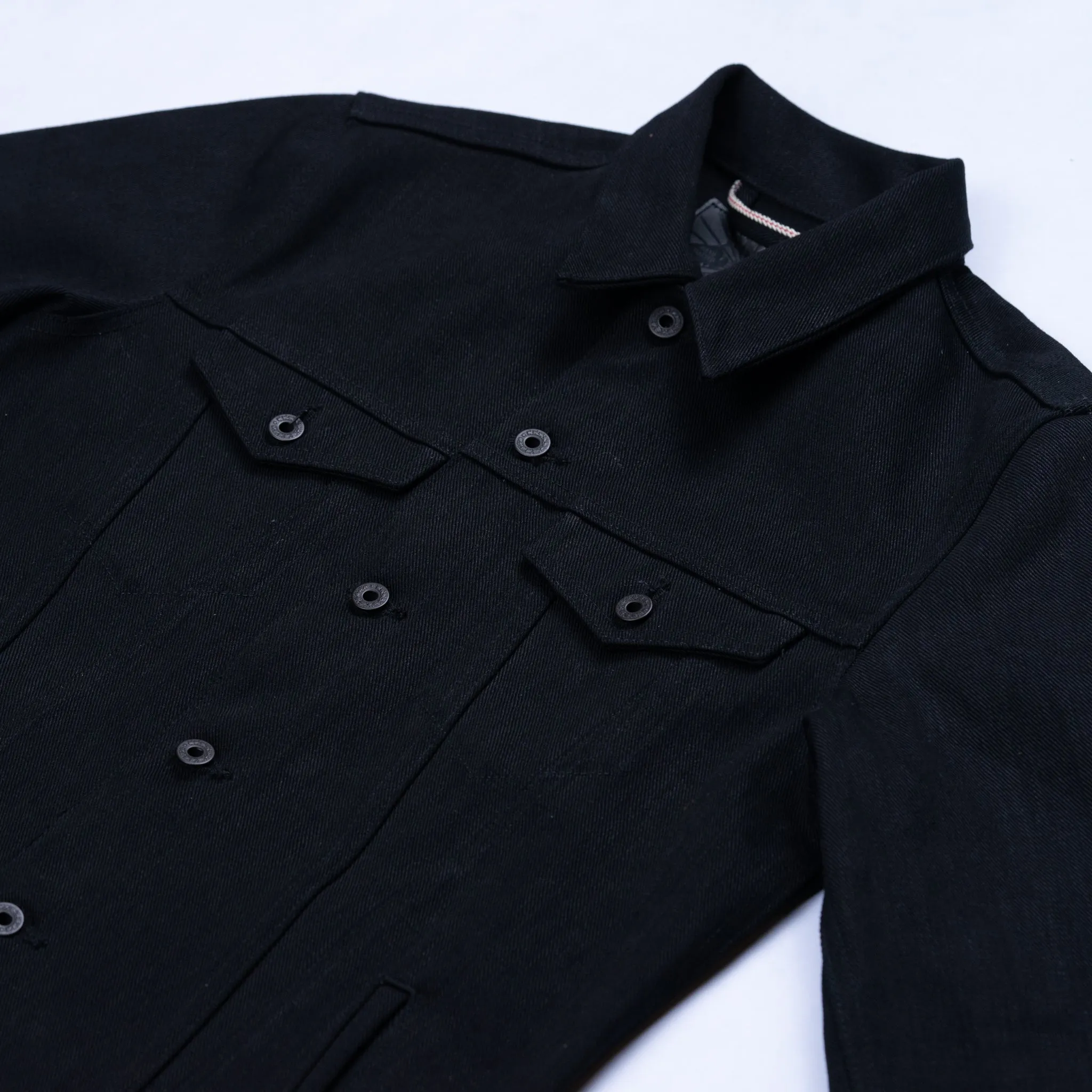 Ironside Jacket 21.5oz 'Mayhem' Double Black Japan Selvage Denim