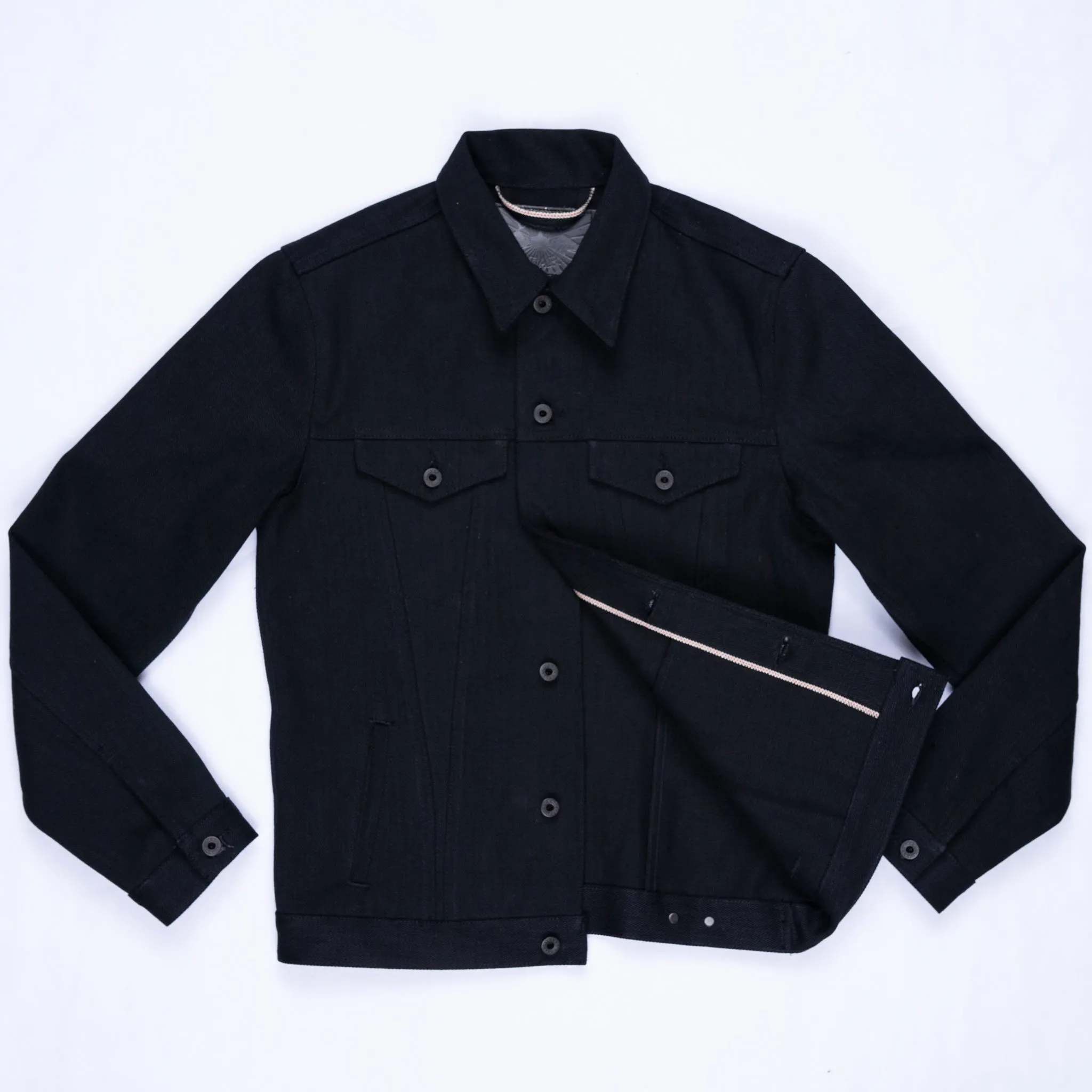 Ironside Jacket 21.5oz 'Mayhem' Double Black Japan Selvage Denim