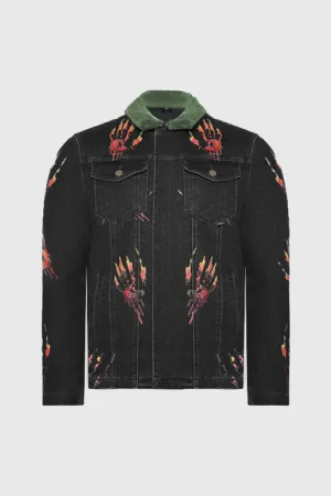 Jahknow War Memory Denim Jacket