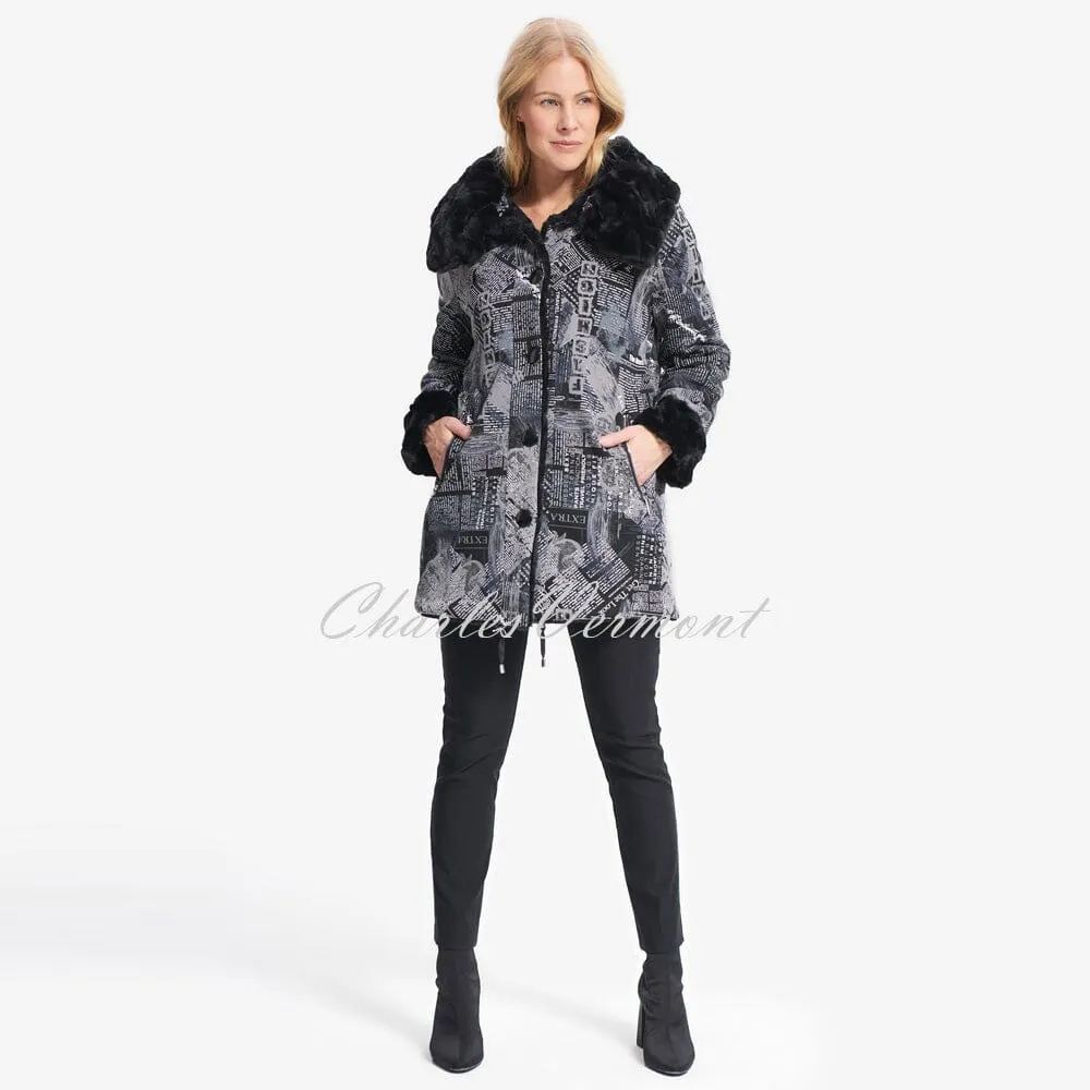 Joseph Ribkoff Reversible Coat – Style 214934