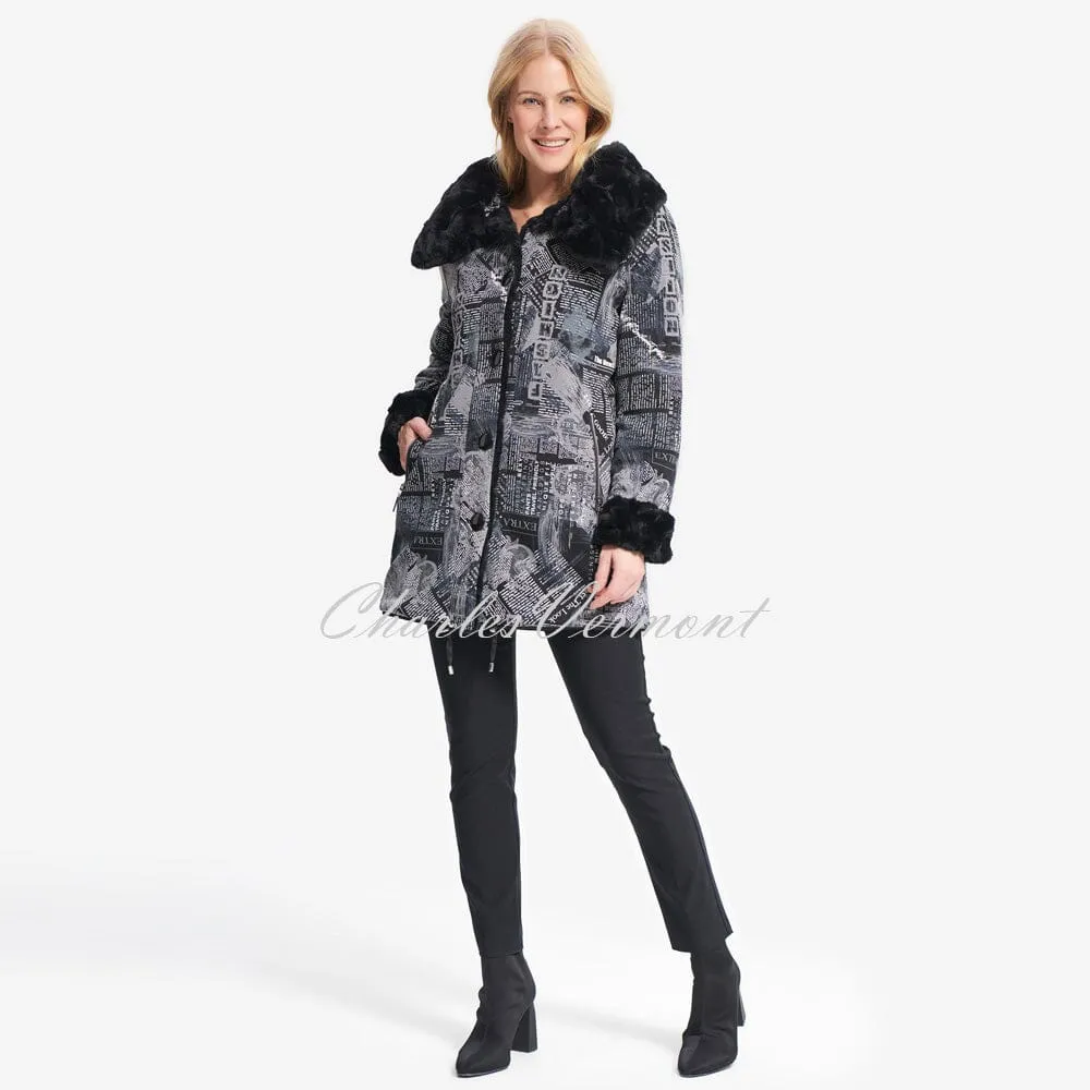 Joseph Ribkoff Reversible Coat – Style 214934