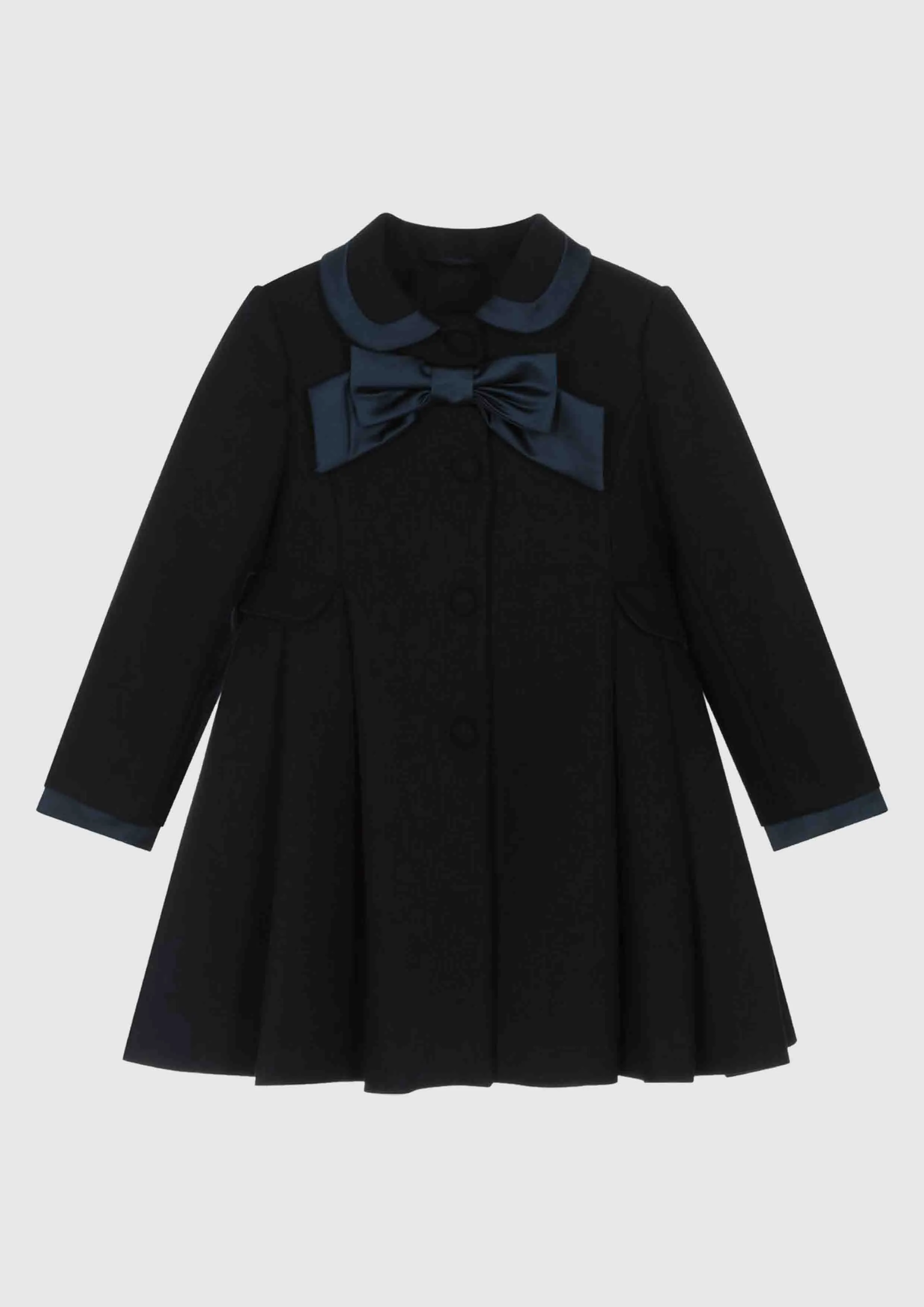 Lapin House Navy Wool Coat